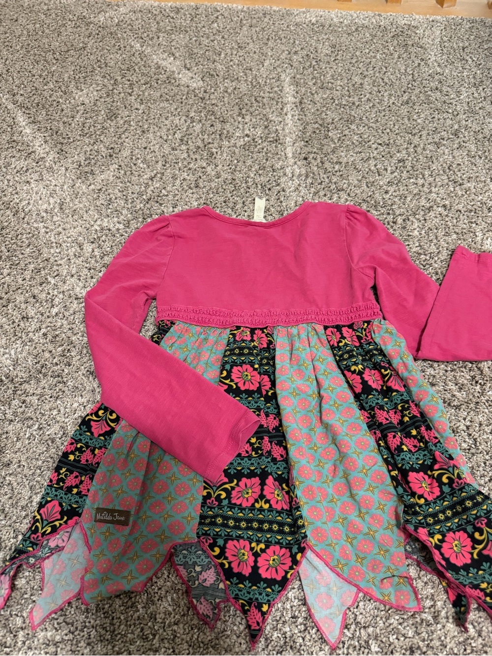 Matilda Jane Hot Pink Knit Top with Decorative Button - Picture 3 of 4